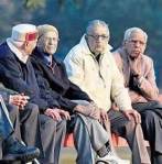 old men on a bench